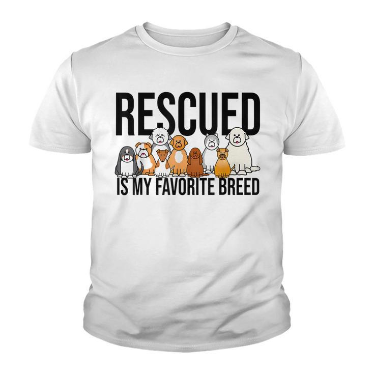 Dog Lovers  For Women Men Kids - Rescue Dog  Boy  Youth T-shirt