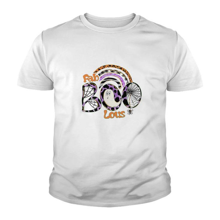Fabboolous Boo Crew Rainbow Halloween Youth T-shirt