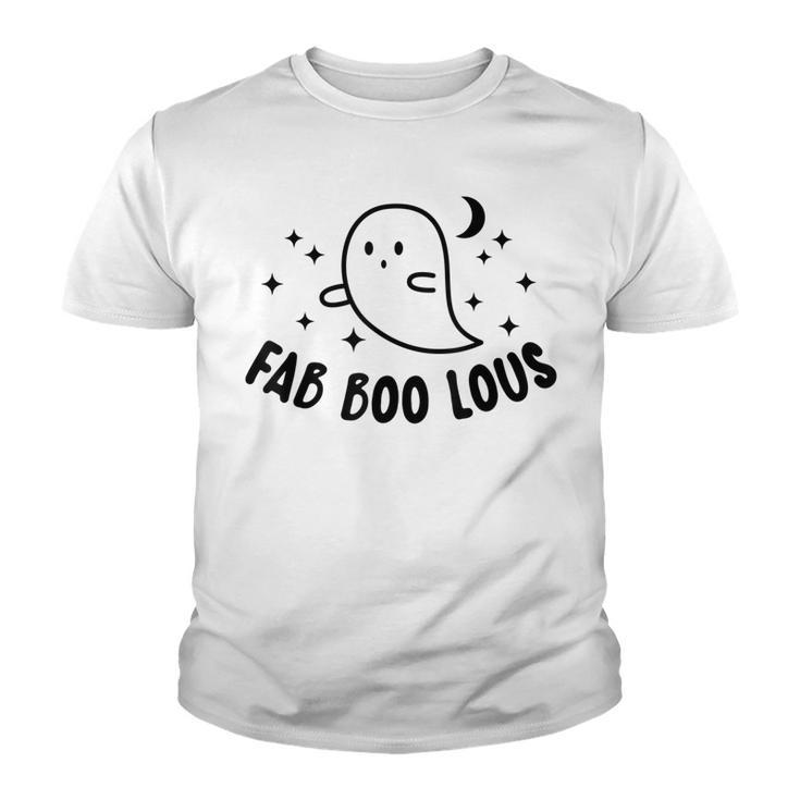 Faboolous Ghost Halloween Costume For Men Women Boo Crew Pun  Youth T-shirt