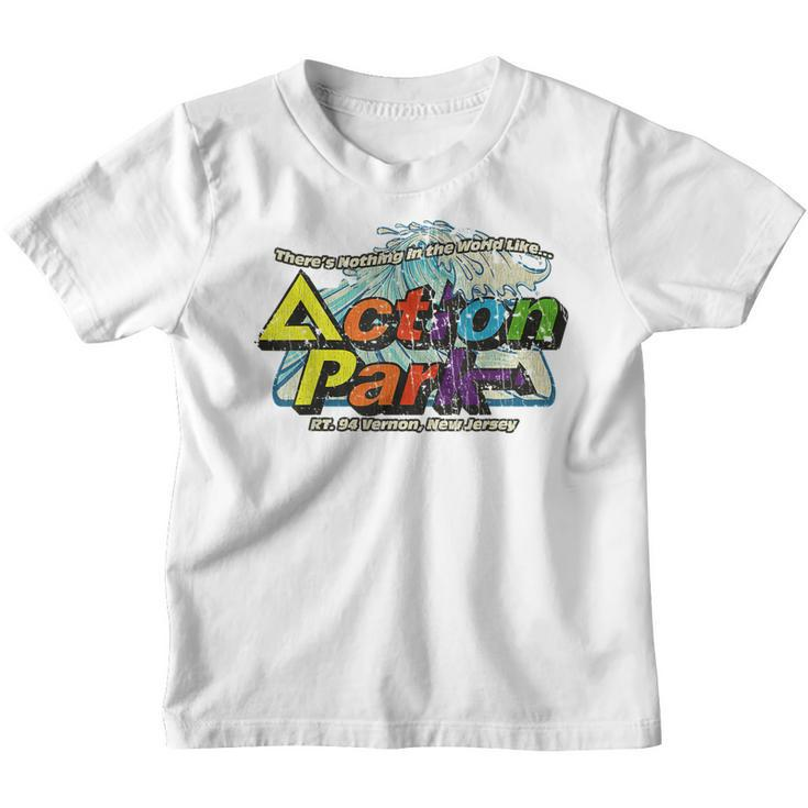 Funny Action Park New Jersey 1978 Vintage  V2 Youth T-shirt