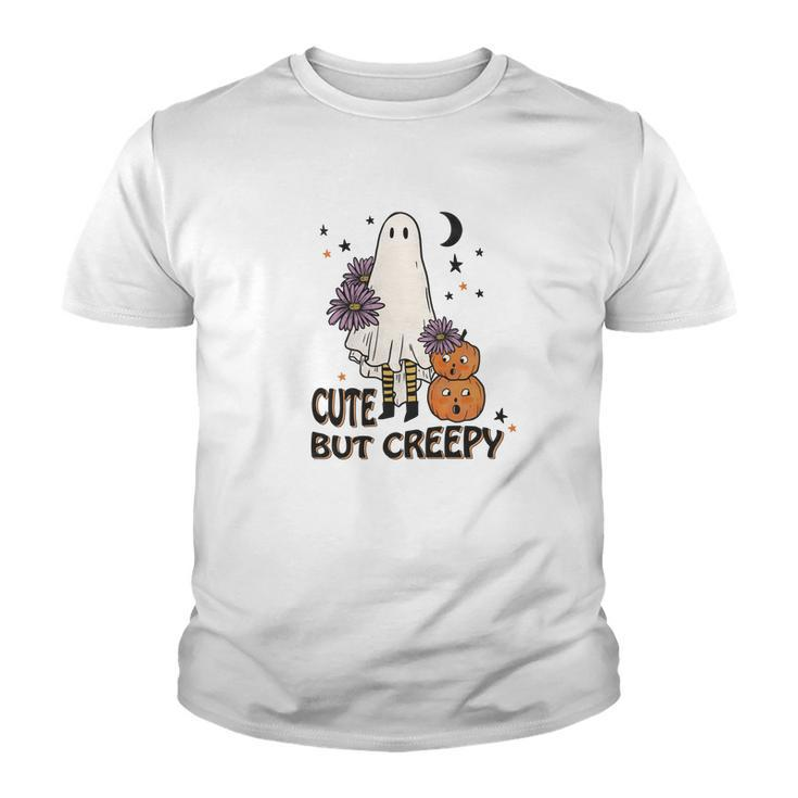 Halloween Cute But Creepy Idea Gift For You Youth T-shirt