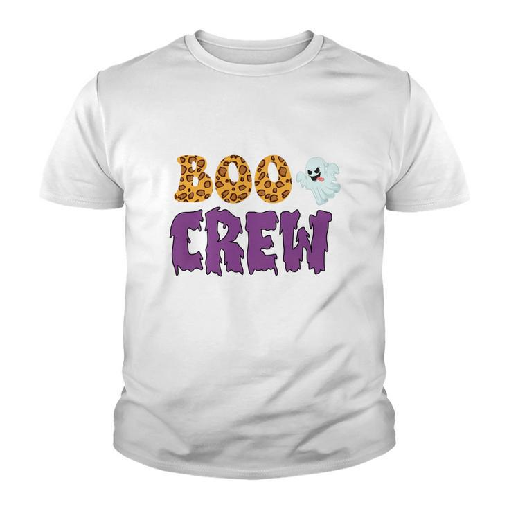 Halloween Gift Boo Crew Cute Boo Youth T-shirt