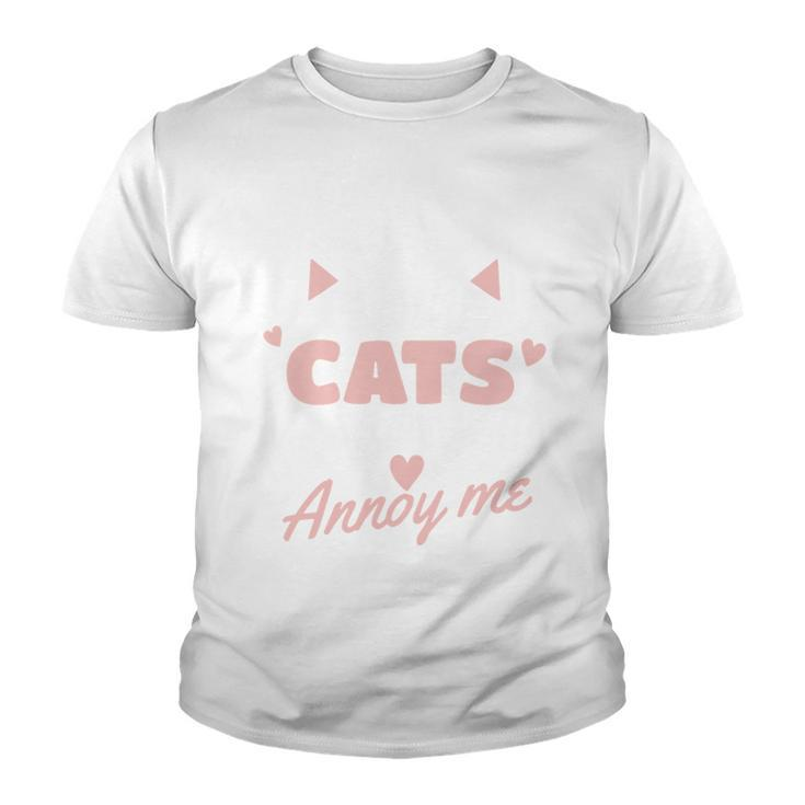 I Love Cats It Is People Who Annoy Me Animals Cute Cat Youth T-shirt