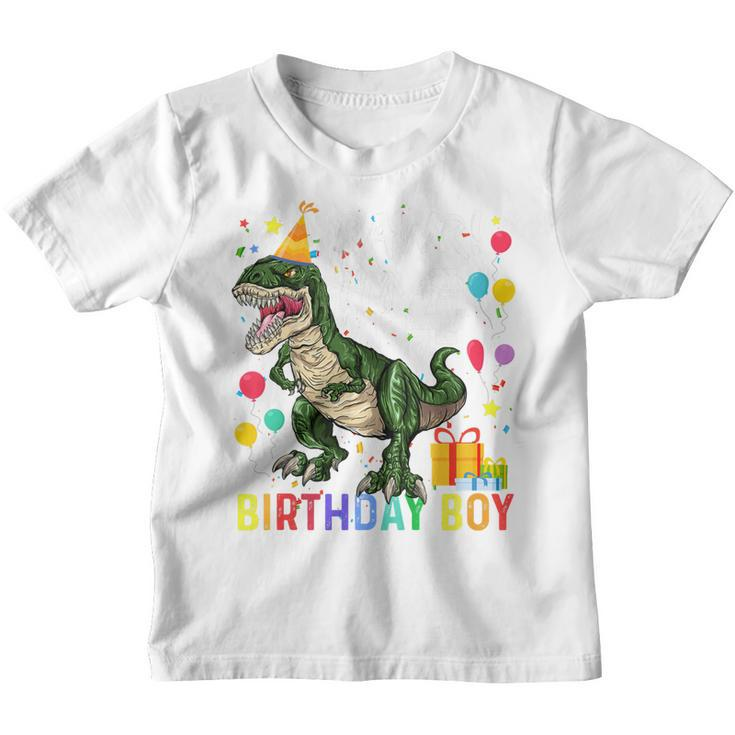 Kids 4 Year Old  4Th Birthday Boy T Rex Dinosaur Gift Boys  Youth T-shirt