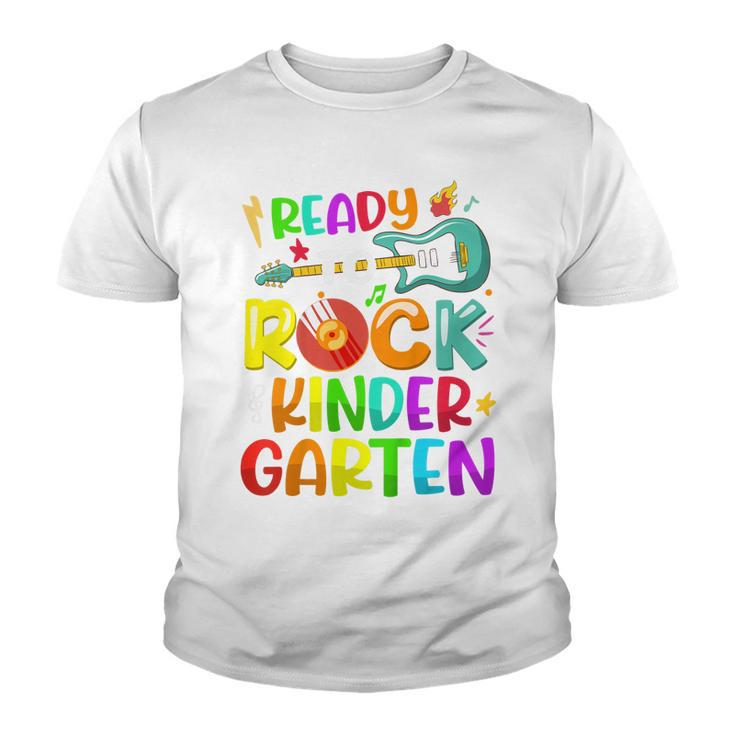 Kids Ready To Rock Kindergarten First Day Of 5Th Grade Boys Girls  Youth T-shirt
