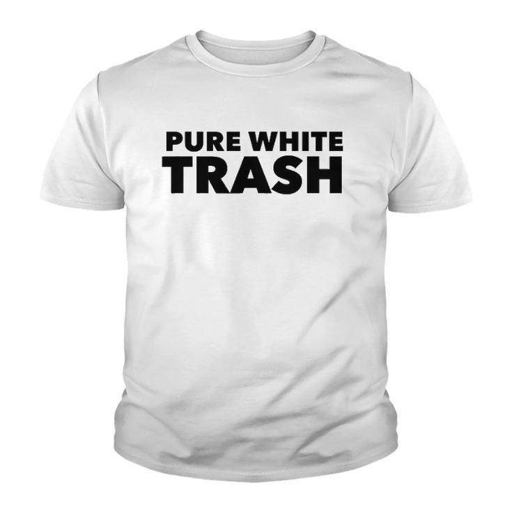 Pure White Trash Funny Redneck Youth T-shirt