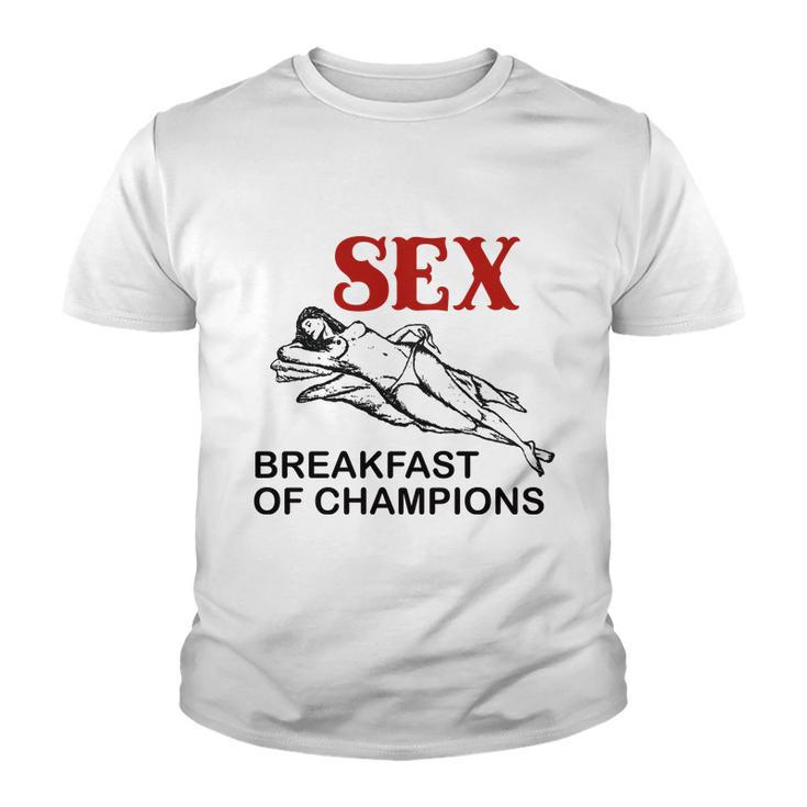 Sex Breakfast Of Champions Tshirt Long Sleeve T Shirt Monsterry UK 