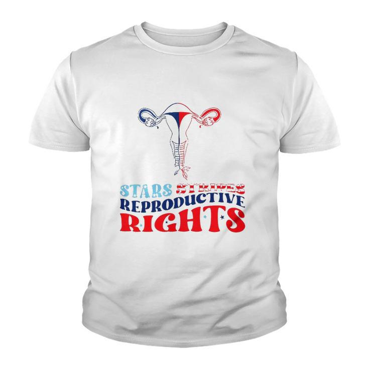 Stars Stripes Reproductive Rights Roe V Wade Overturned Youth T-shirt