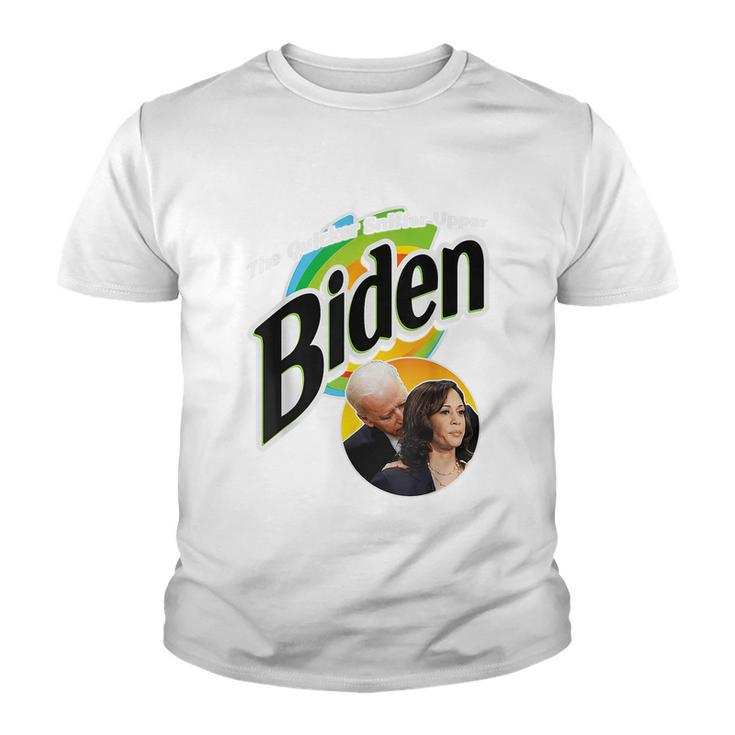 The Quicker Sniffer Upper Anti Biden Pro Trump Funny 21 Tshirt Youth T-shirt