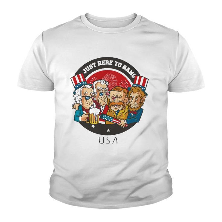 United States Of America Pride Funny George Washington Youth T-shirt