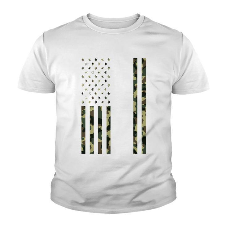 Va Nurse Army Usa Flag Youth T-shirt