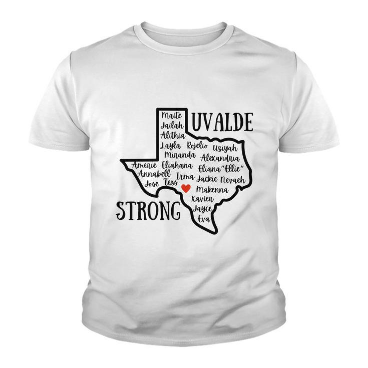 Uvalde Strong Remember The Victims Youth T-shirt