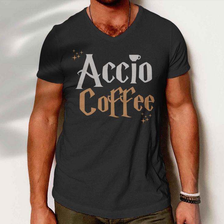 Accio Coffee Men V-Neck Tshirt