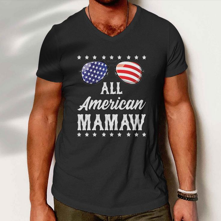 All American Mamaw 4Th Of July Independence Men V-Neck Tshirt