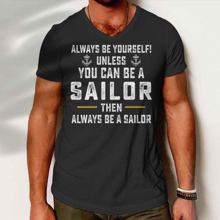Allways Be A Sailor Men V-Neck Tshirt