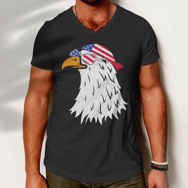 American Bald Eagle Mullet 4Th Of July Vintage Gift Men V-Neck Tshirt