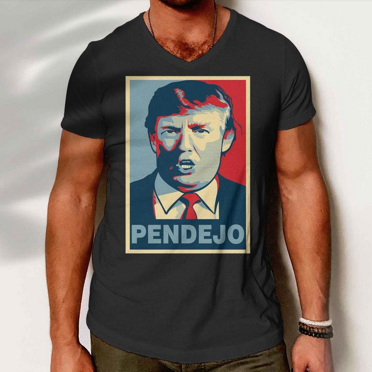 Anti Trump Pendejo Poster Not My President Men V-Neck Tshirt