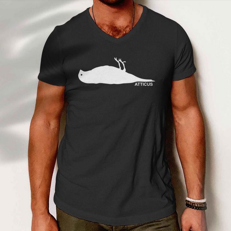 Atticus Crow Logo Men V-Neck Tshirt