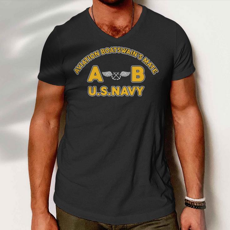 Aviation Boatswains Mate Ab Men V-Neck Tshirt