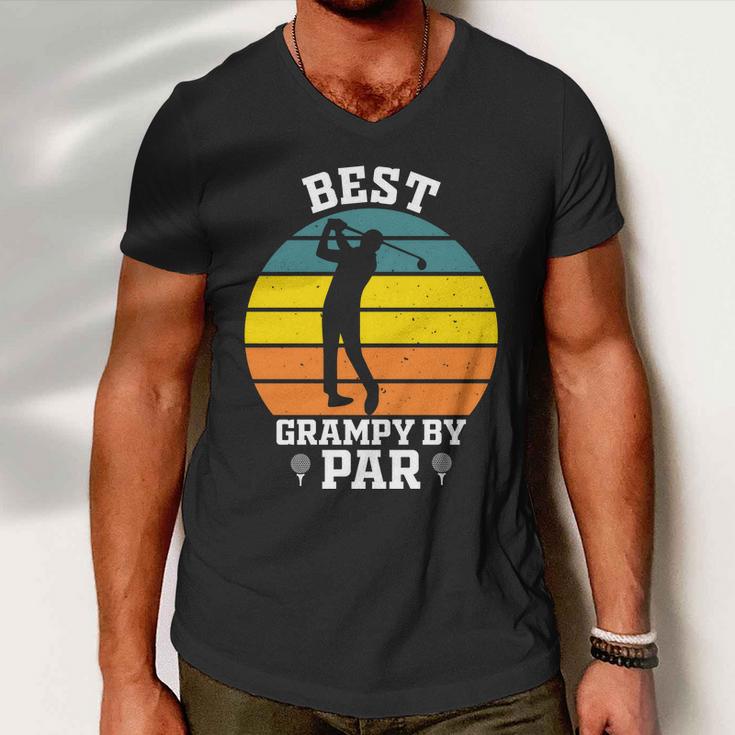 Best Grampy By Par Men V-Neck Tshirt