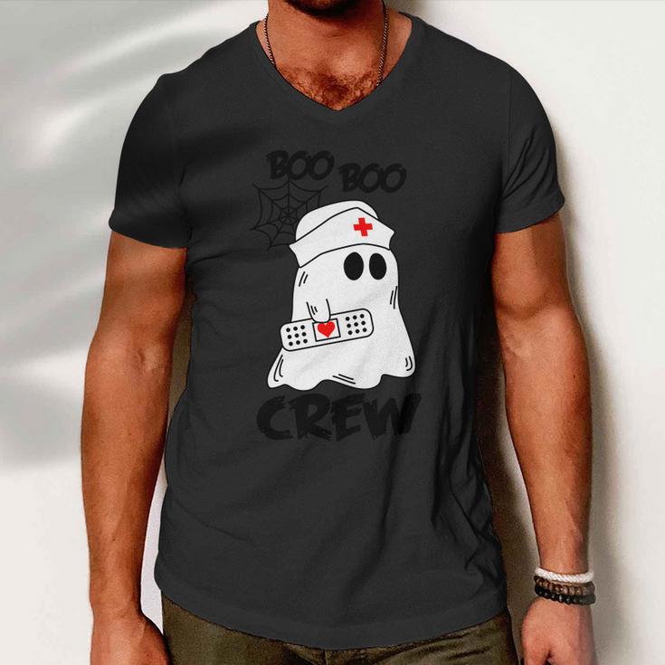 Boo Boo Crew Halloween Quote V4 Men V-Neck Tshirt