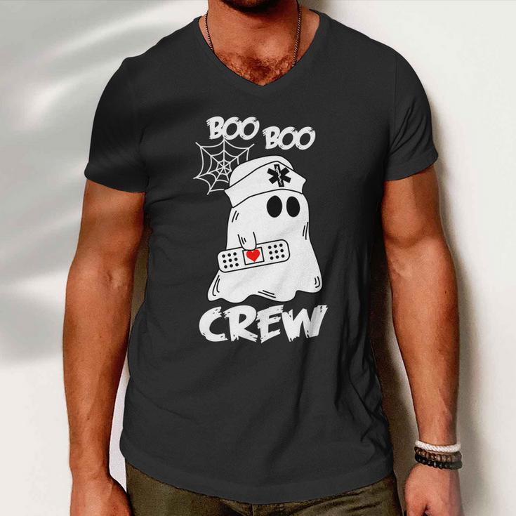 Boo Boo Crew Halloween Quote V7 Men V-Neck Tshirt