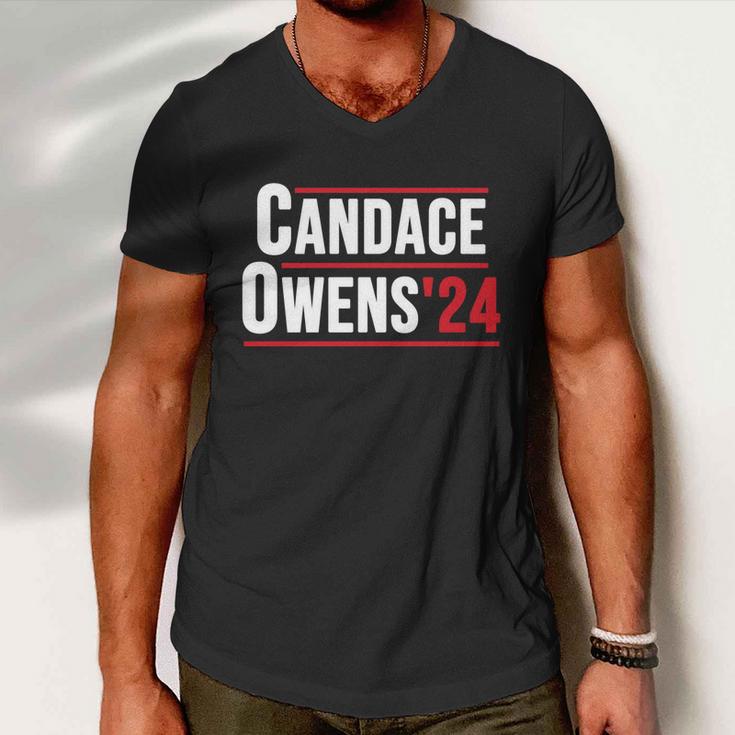 Candace Owens For President 2024 Political Men V-Neck Tshirt