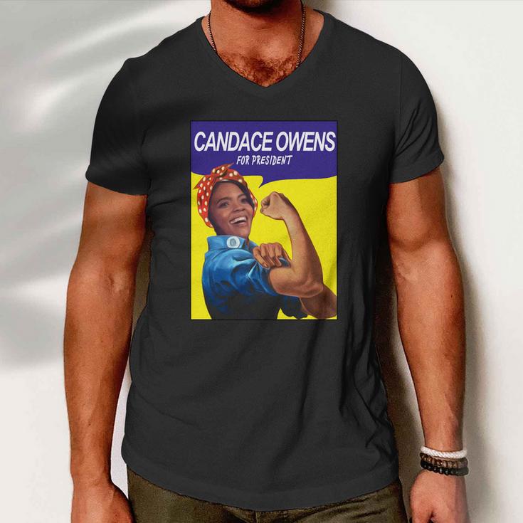 Candace Owens For President Men V-Neck Tshirt