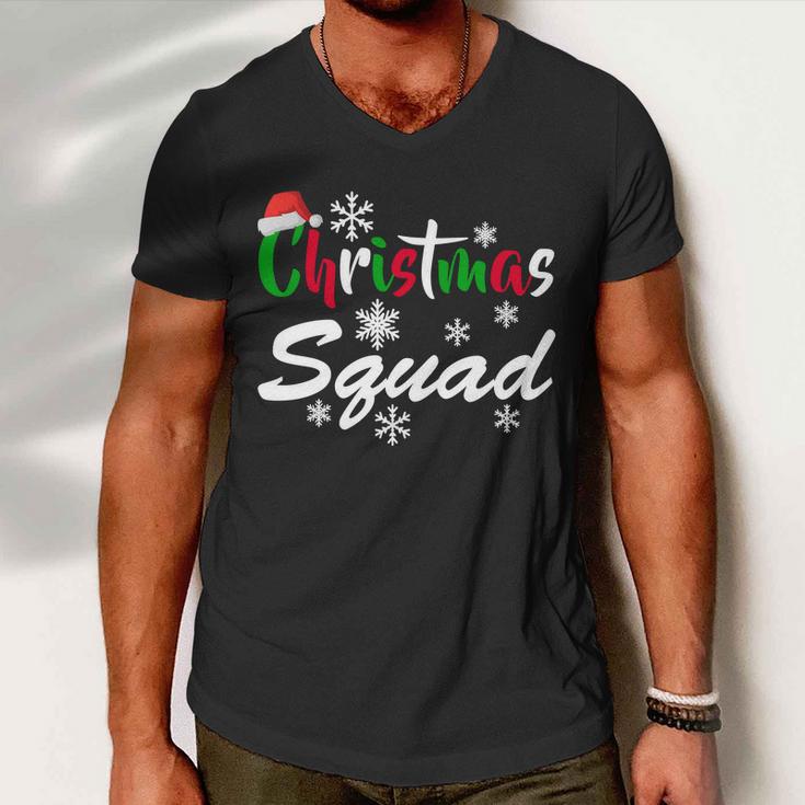 Christmas Squad Funny Tshirt Men V-Neck Tshirt