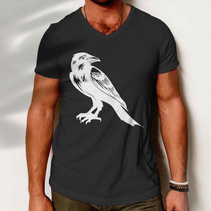 Crow Funny Halloween Quote Men V-Neck Tshirt