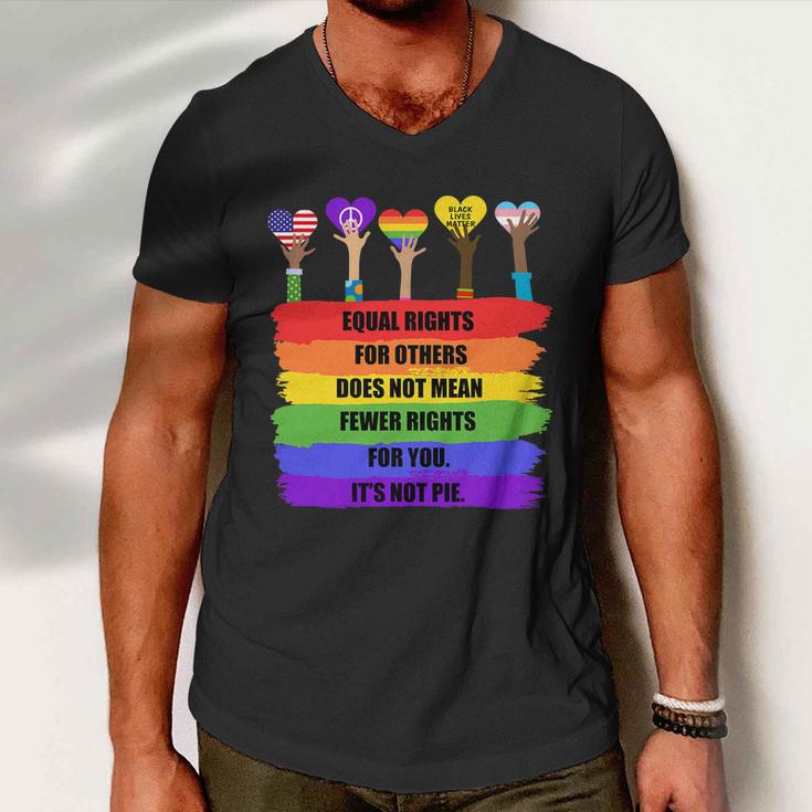 Equal Rights For Others Lgbt Pride Month 2022 Tshirt Men V-Neck Tshirt