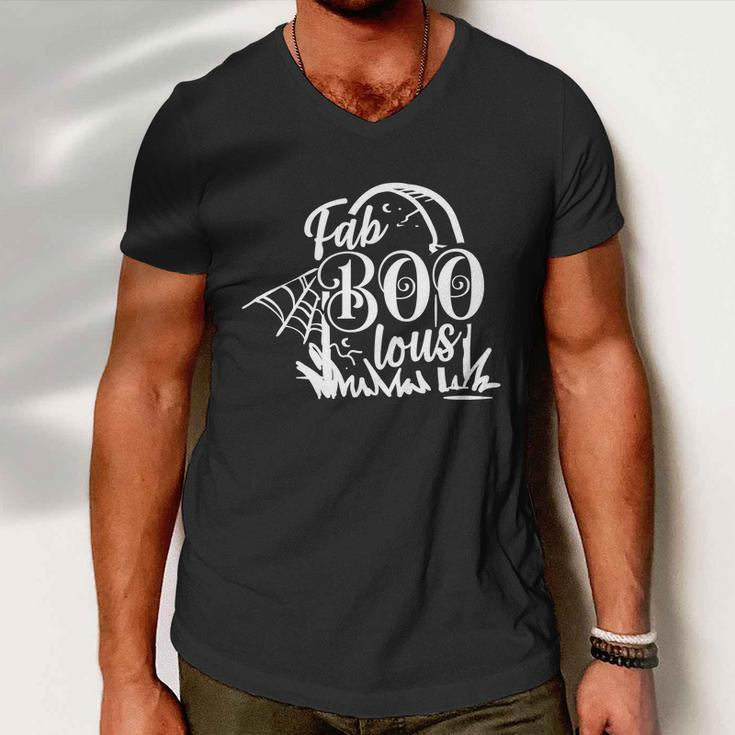 Fab Boo Lous Funny Halloween Quote Men V-Neck Tshirt