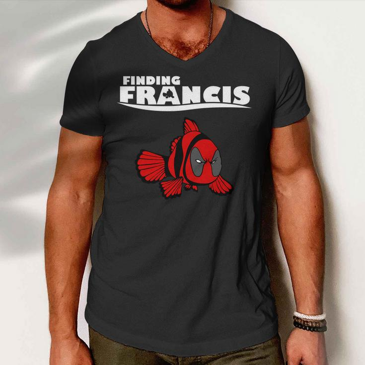 Finding Francis Movie Parody Tshirt Men V-Neck Tshirt