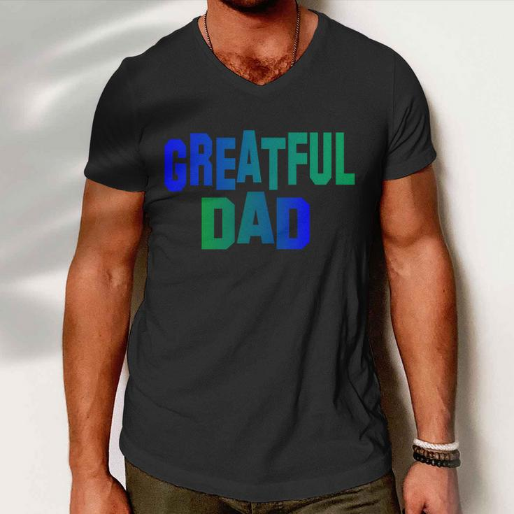 Grateful Dad Tshirt V2 Men V-Neck Tshirt
