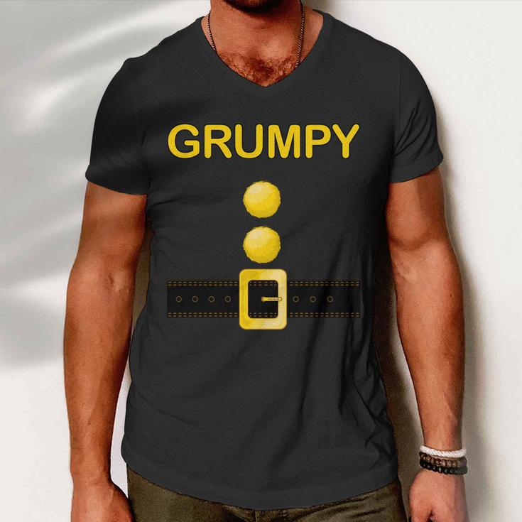 Grumpy Dwarf Costume Tshirt Men V-Neck Tshirt