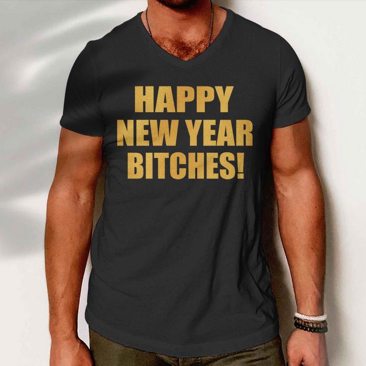 Happy New Year Bitches Men V-Neck Tshirt