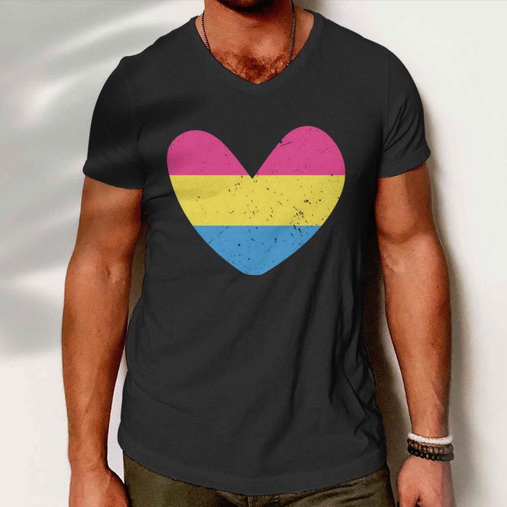 Heart Lgbt Gay Pride Lesbian Bisexual Ally Quote V2 Men V-Neck Tshirt