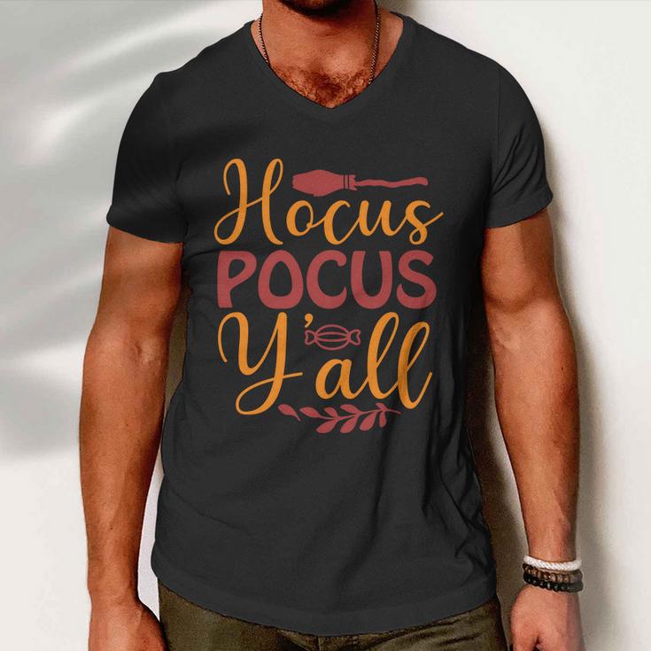 Hocus Pocus Yall Halloween Quote Men V-Neck Tshirt