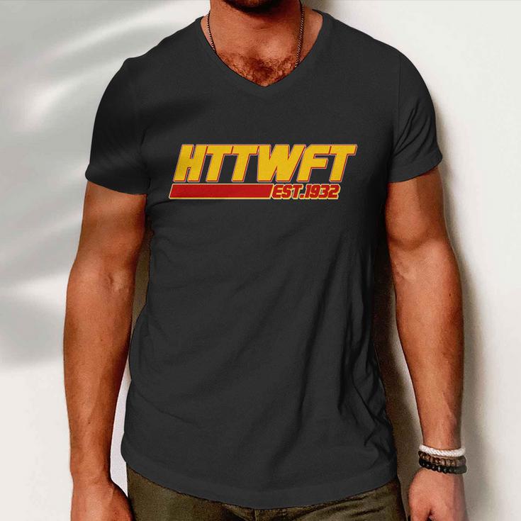 Httwft Hail To The Washington Football Team Est Men V-Neck Tshirt