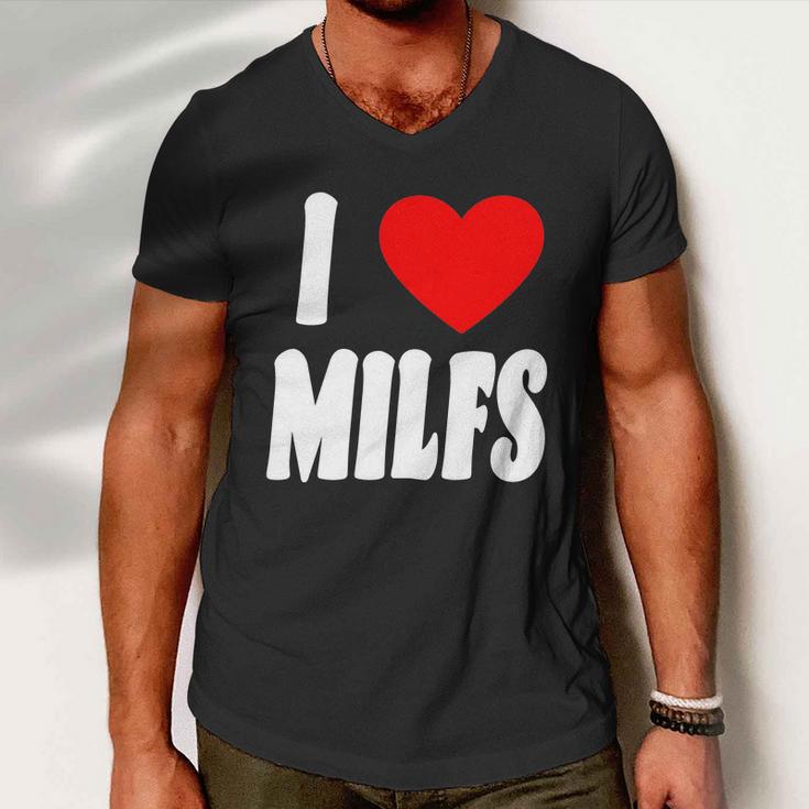 I Heart Milfs Tshirt Men V-Neck Tshirt