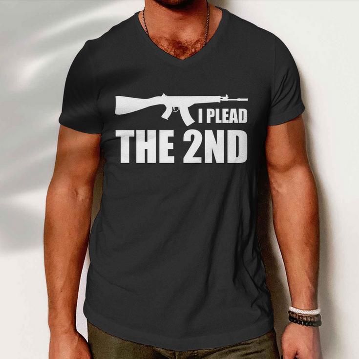 I Plead The Second Men V-Neck Tshirt