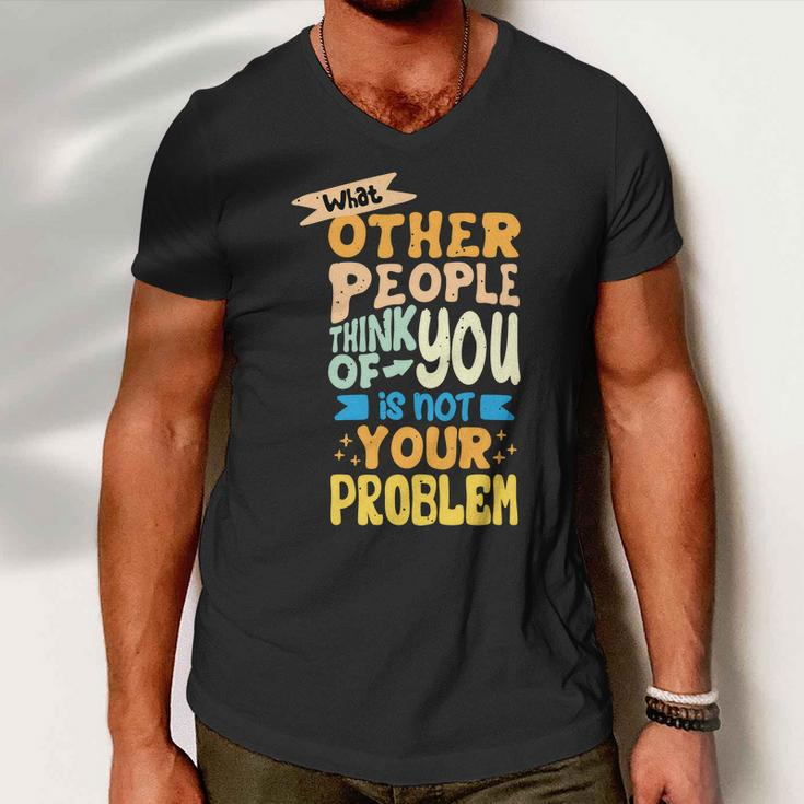 Inspirational Quote Tshirt Men V-Neck Tshirt