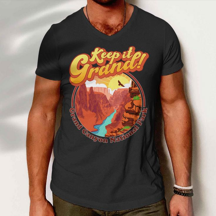 Keep It Grand Great Canyon National Park Men V-Neck Tshirt