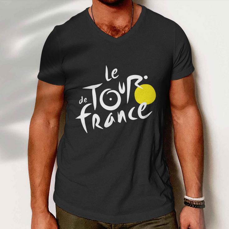 Le De Tour France New Tshirt Men V-Neck Tshirt
