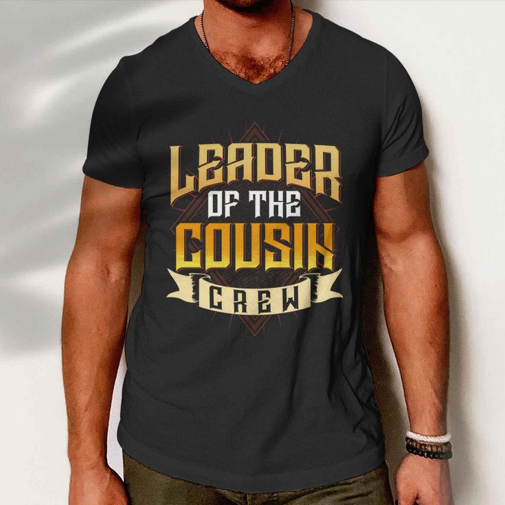 Leader Of The Cousin Crew Big Cousin Squad Oldest Cousin Gift Men V-Neck Tshirt