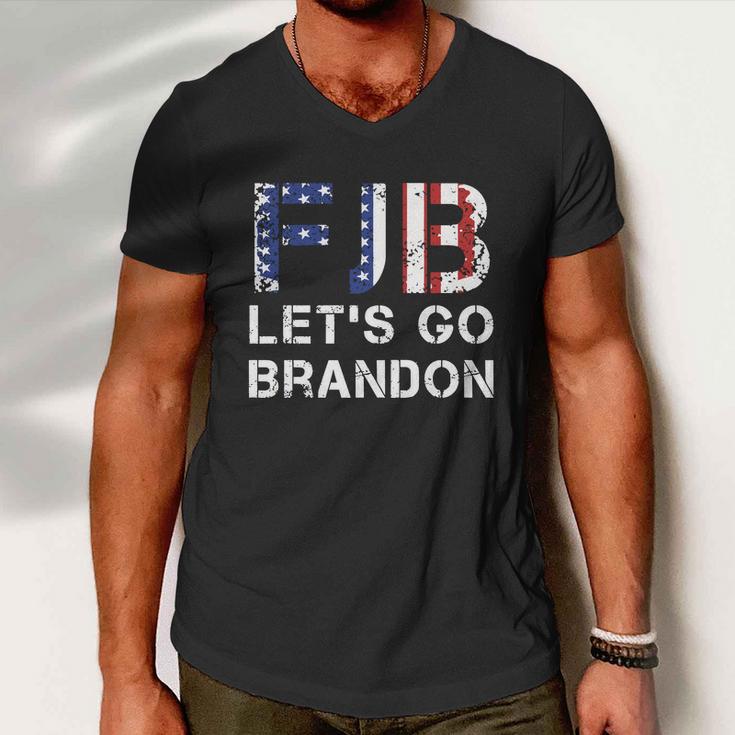 Lets Go Brandon Essential Fjb Tshirt Men V-Neck Tshirt