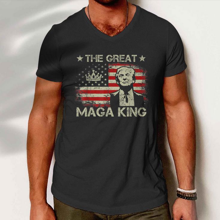 Maga King The Great Maga King Ultra Maga Tshirt V2 Men V-Neck Tshirt