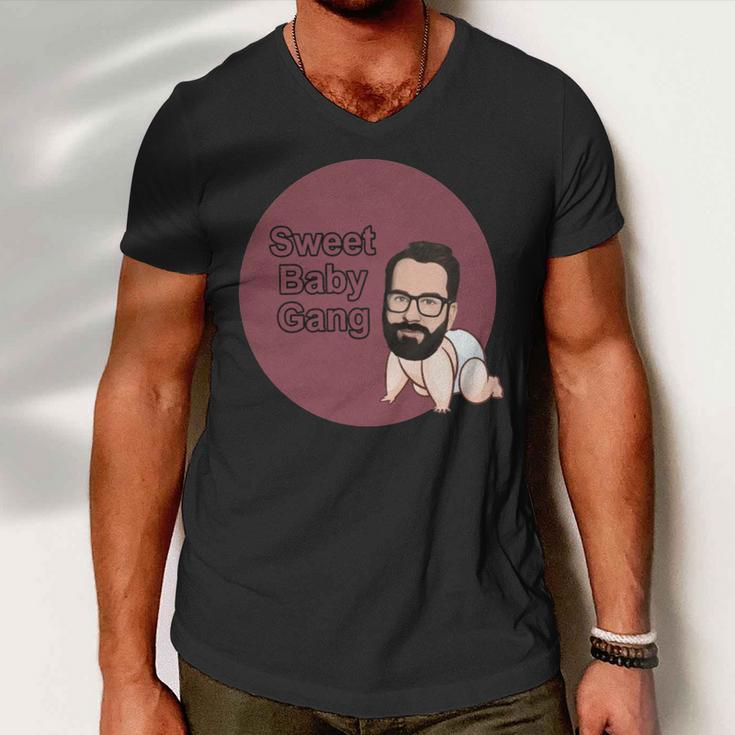 Matt Walshs Sweet Baby Gang Tshirt Men V-Neck Tshirt