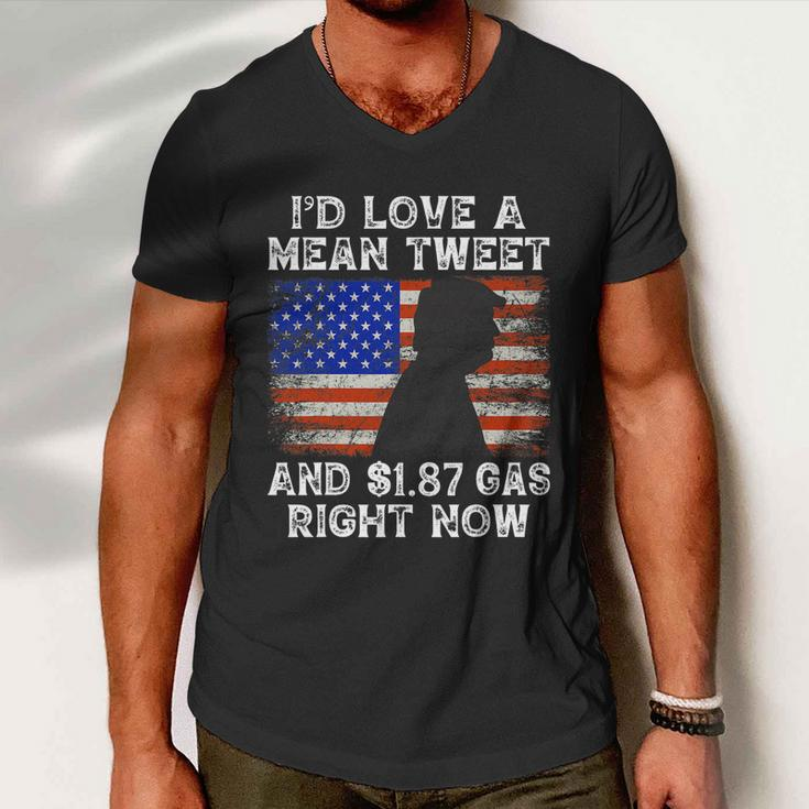 Mean Tweets And $187 Gas Shirts For Men Women Men V-Neck Tshirt