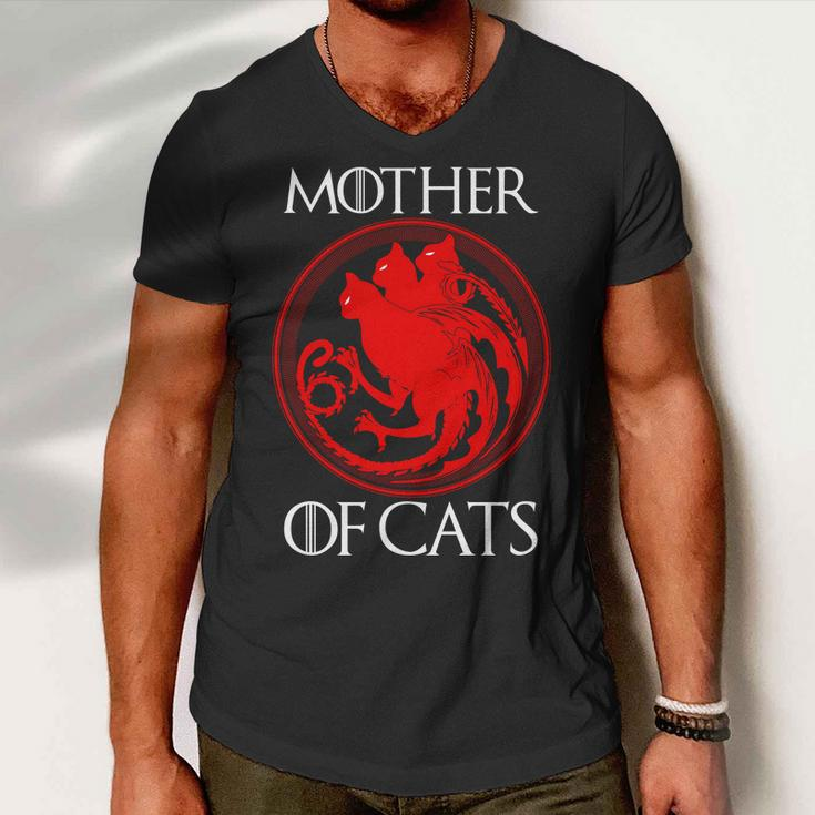 Mother Of Cats Tshirt Men V-Neck Tshirt